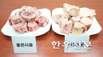 좋은 사골과 나쁜 사골.