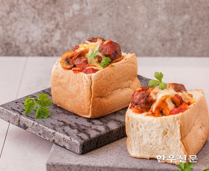 한우 빠네 피자