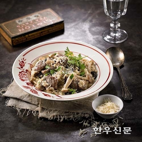 한우 사골 리조또