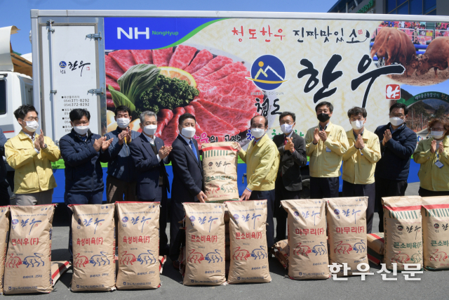 경북 청도군과 청도축산농협이 최근 생균제를 첨가한 환경개선 사료를 출시해 한우농가에 보급했다.