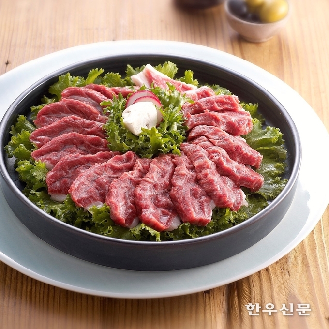  한우 아롱사태